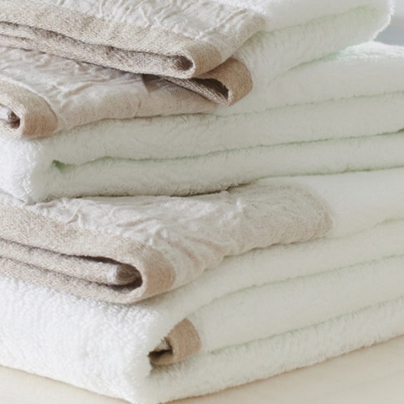 idee Zora Premium idee Zora Premium White Linen Shower Towel