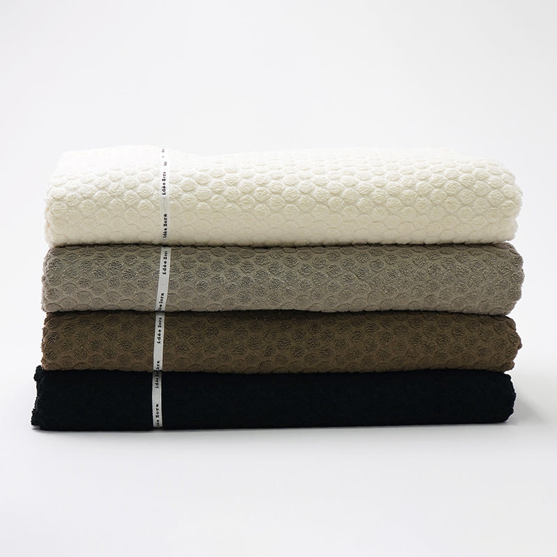 idee Zora Natural Time Dot Towel Blanket Double size