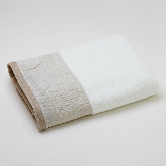 idee Zora Premium idee Zora Premium White Linen Shower Towel