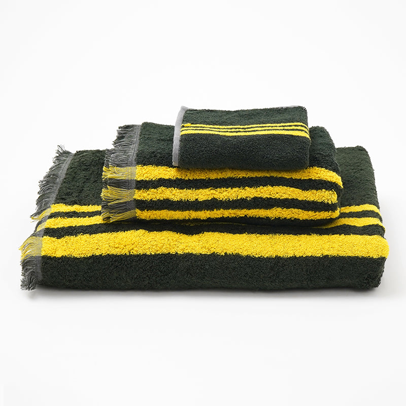 M.T Collection Triple Stripe Hand Towel