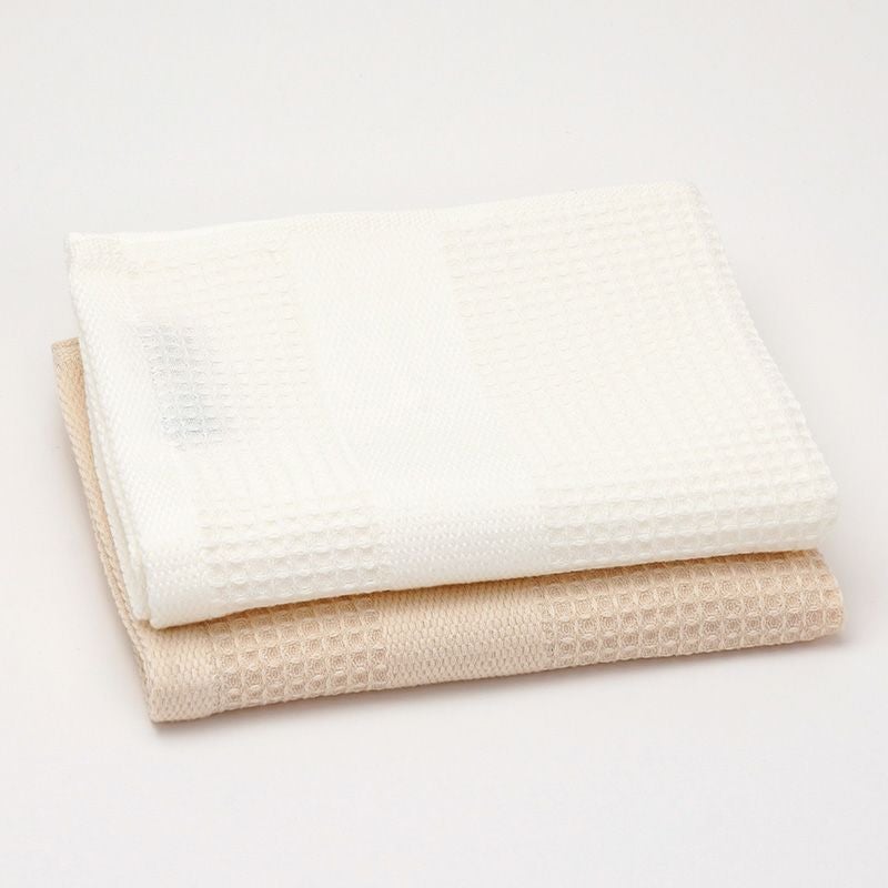 idee Zora Organic Waffle Face Towel