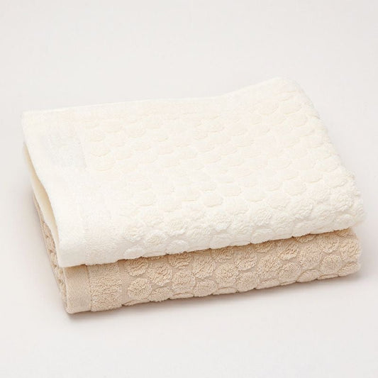 idee Zora Organic Frame Dot Face Towel