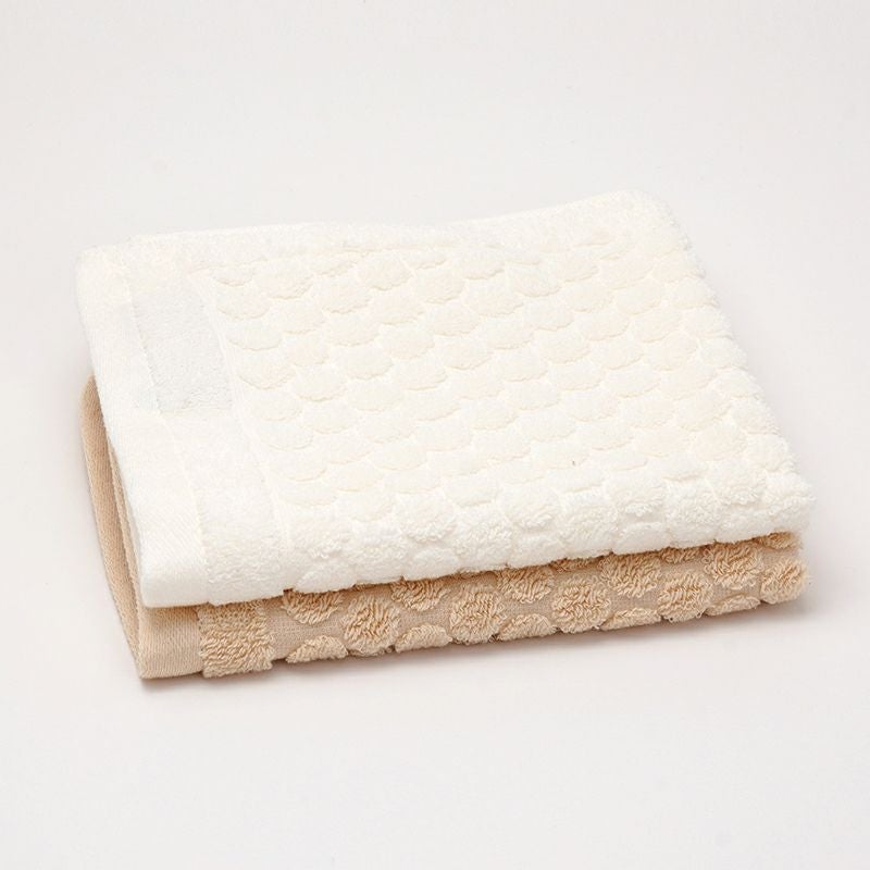 idee Zora Organic Frame Dot Wash Towel