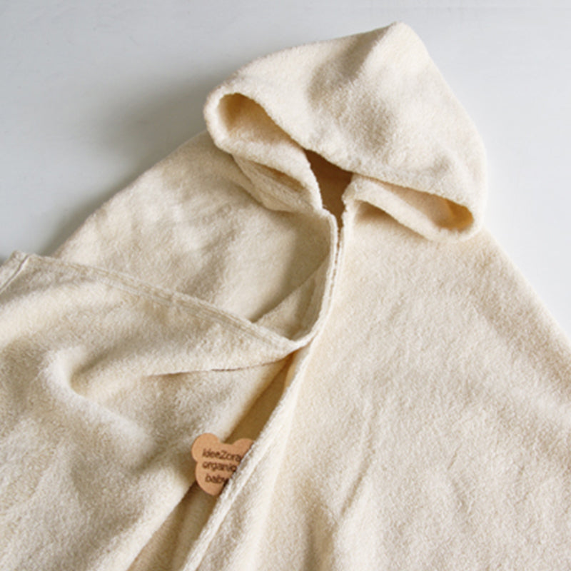 idee Zora Organic Baby Bath Towel with Hood