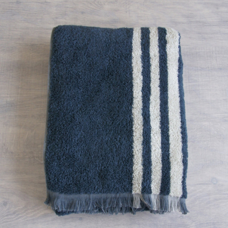 M.T Collection Triple Stripe Shower Towel