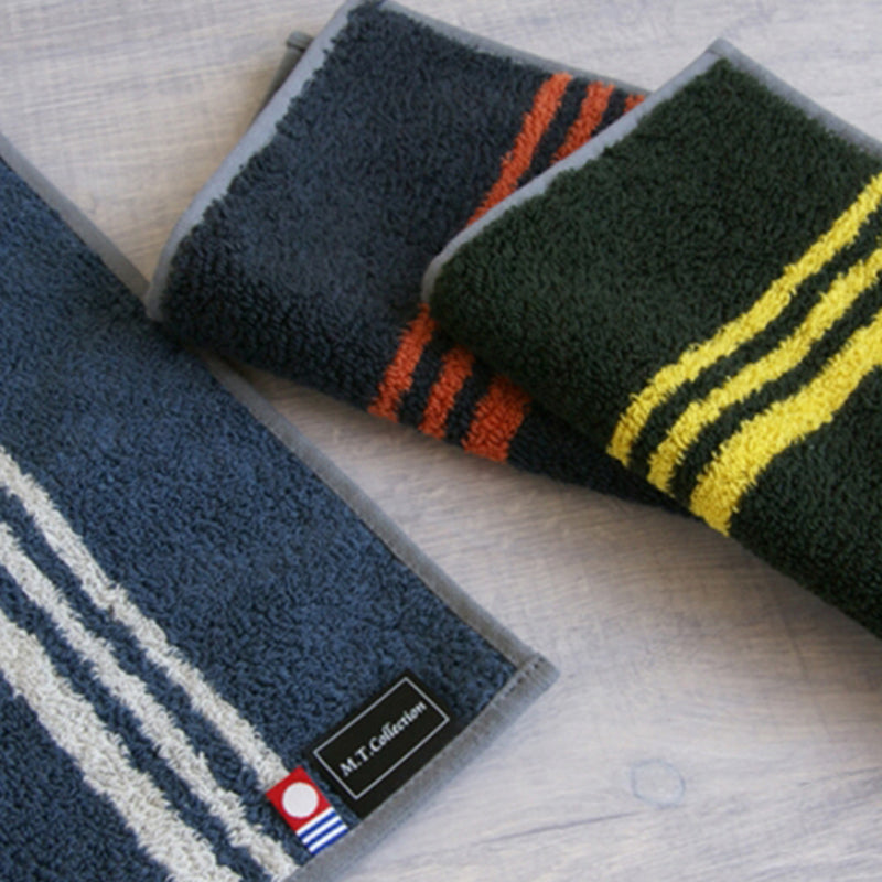 M.T Collection Triple Stripe Mini Towel