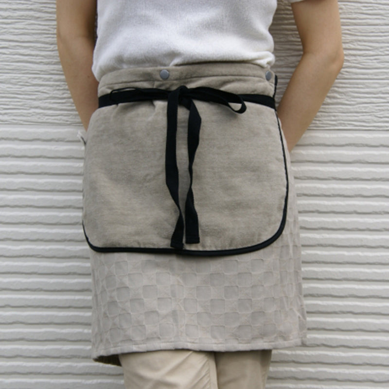 idee Zora Natual Time Garson apron (Short Size)