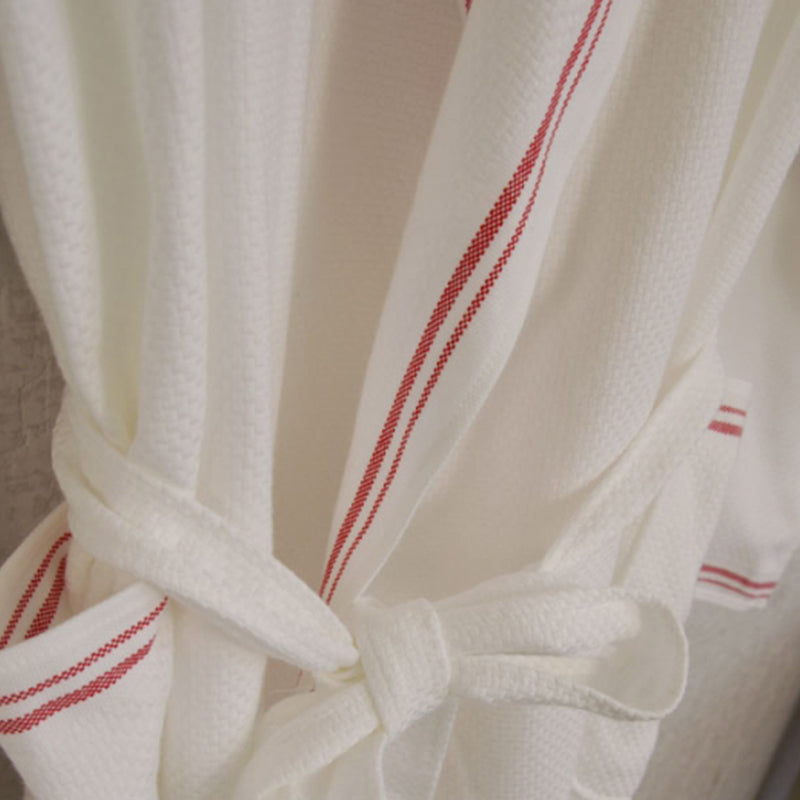 HIBINOKODUE+MARUEITOWEL Honeycomb Cloth Weave Bathrobe