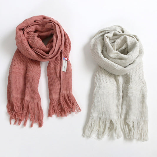 idee Zora Natual Time Colorful Cotton Scarf(new color)