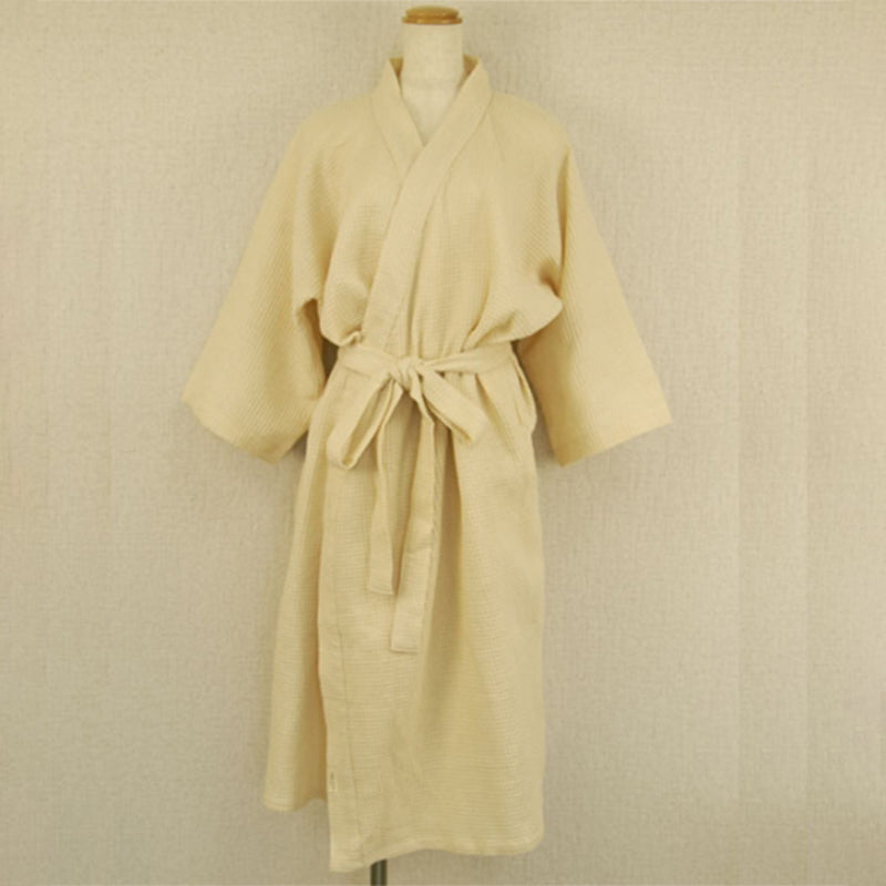 idee Zora Organic Waffle Kimono robe