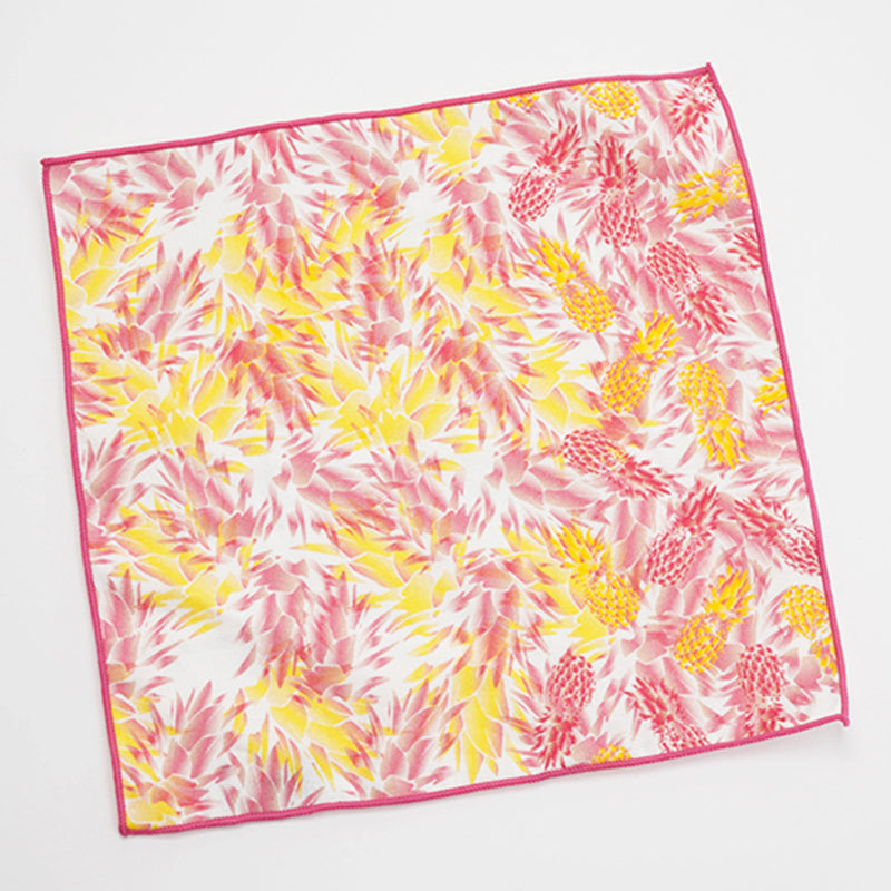 idee Zora Seasons Mini handkerchief Pineapple Hibiscus Palm tree