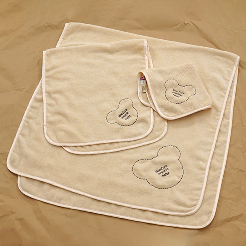 idee Zora Organic Baby piping Wash Towel Organic Cotton 100％