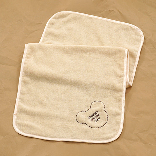 idee Zora Organic Baby Piping Face Towel Organic Cotton 100％