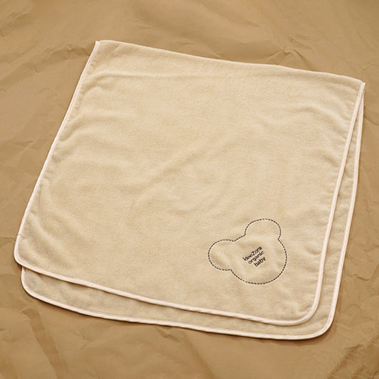 idee Zora Organic Baby Piping Bath Towel Organic Cotton 100％