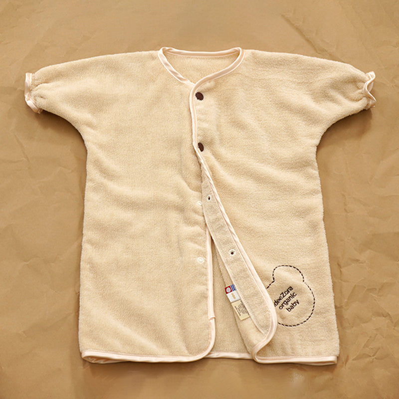 idee Zora Organic Baby Piping Robe Organic Cotton 100％