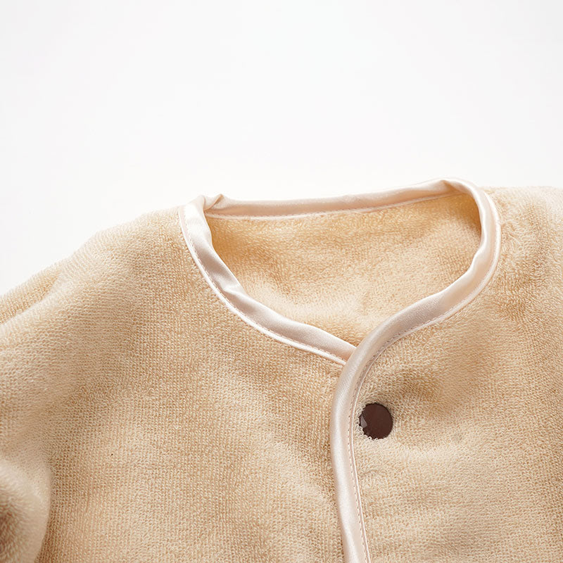 idee Zora Organic Baby Piping Robe Organic Cotton 100％
