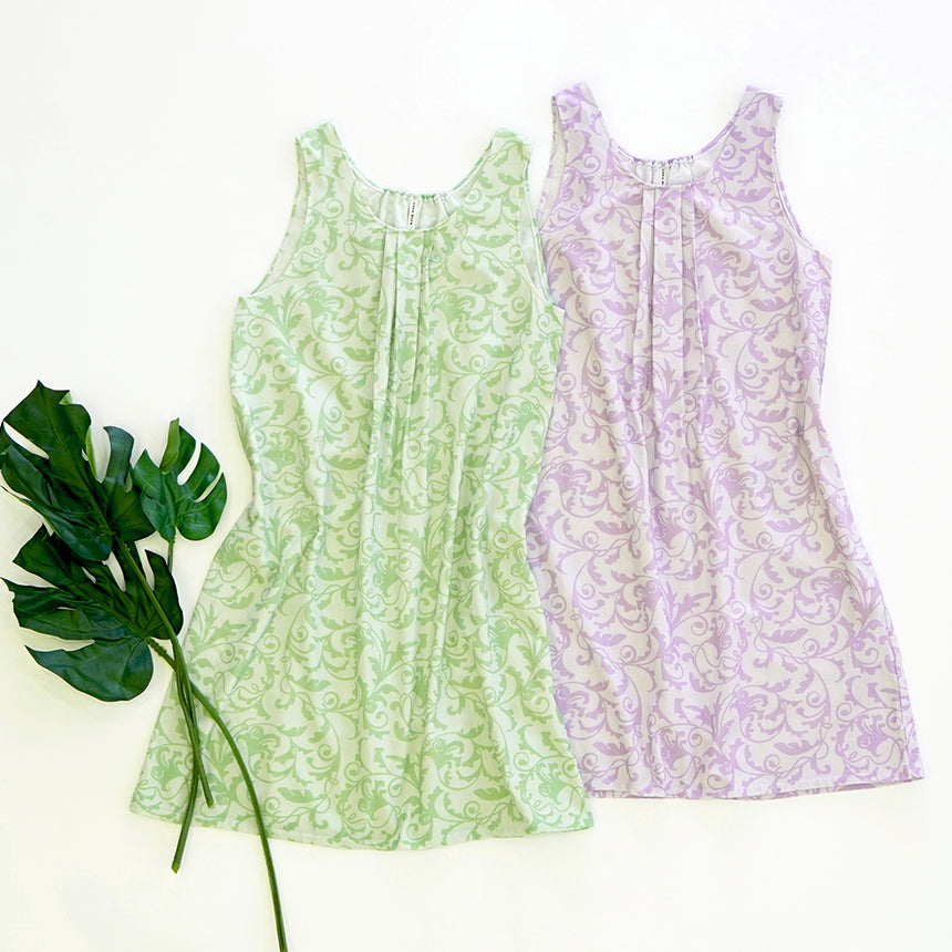 idee Zora Seasons tunic dress Tile Botanico