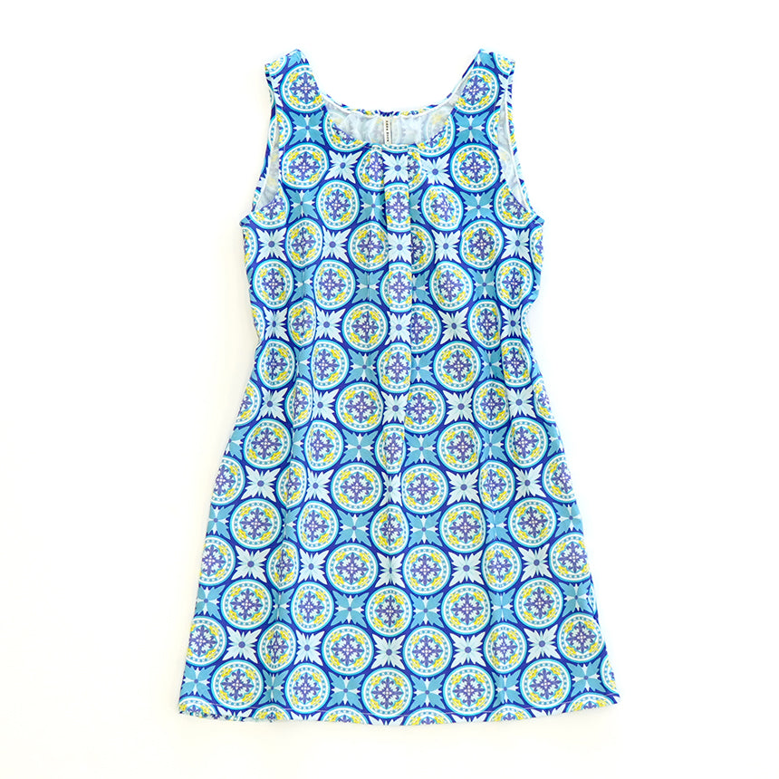 idee Zora Seasons tunic dress Tile Botanico