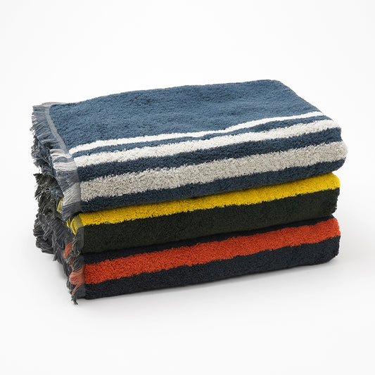 M.T Collection Triple Stripe Shower Towel