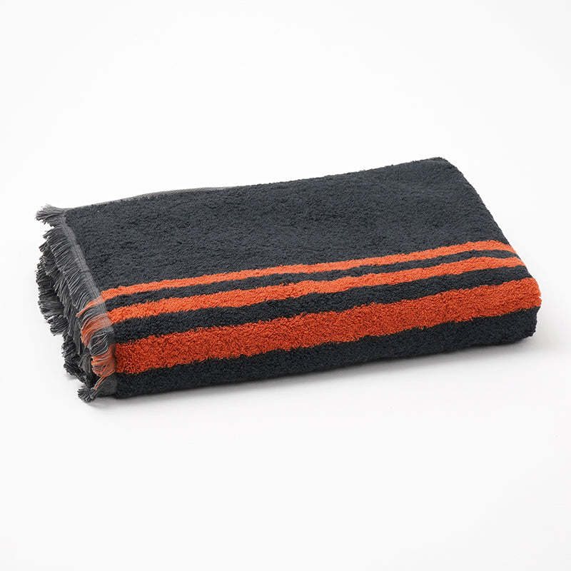 M.T Collection Triple Stripe Shower Towel