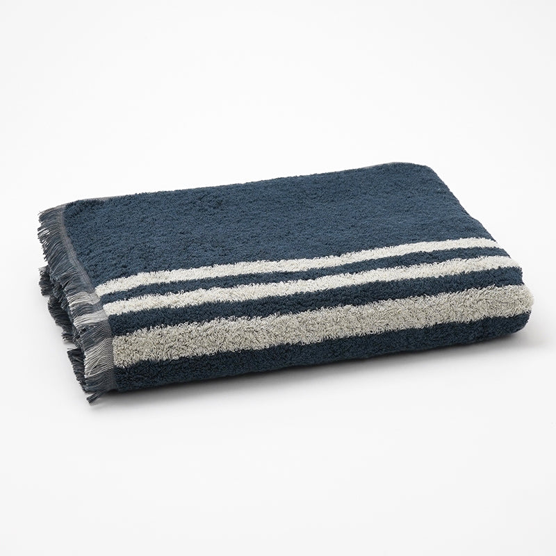M.T Collection Triple Stripe Shower Towel