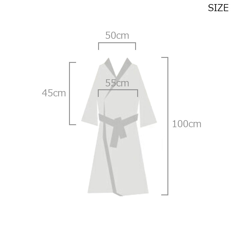 idee Zora Waffle Bathrobe M Size