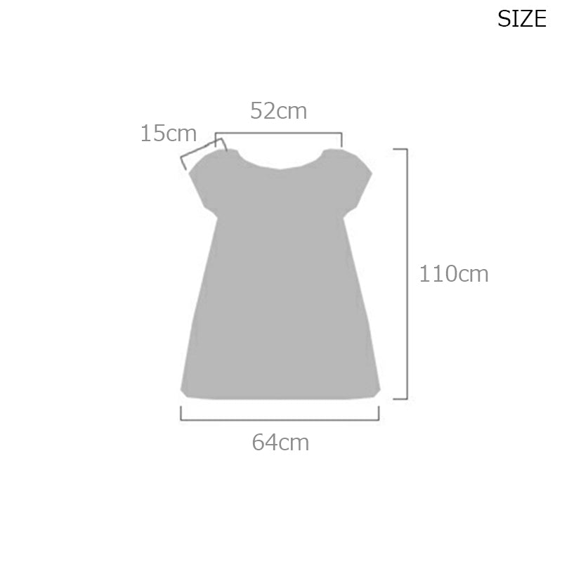 idee Zora Natual Time short sleeves Nighty Dress